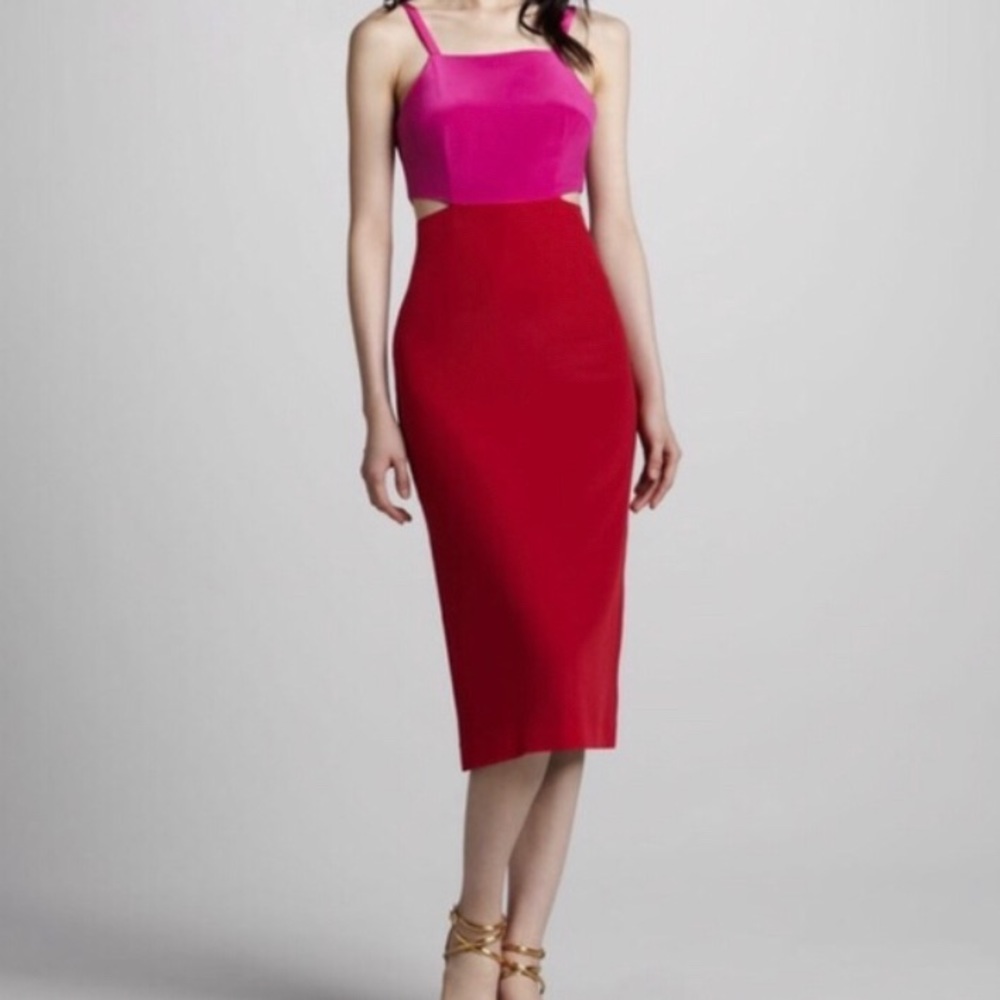 Mara Hoffman Silk Two Tone Dress